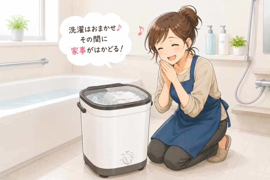大変な手洗いから解放